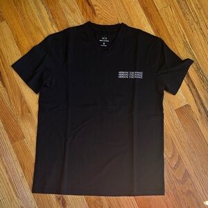 Armani Exchange Classic Black Tee